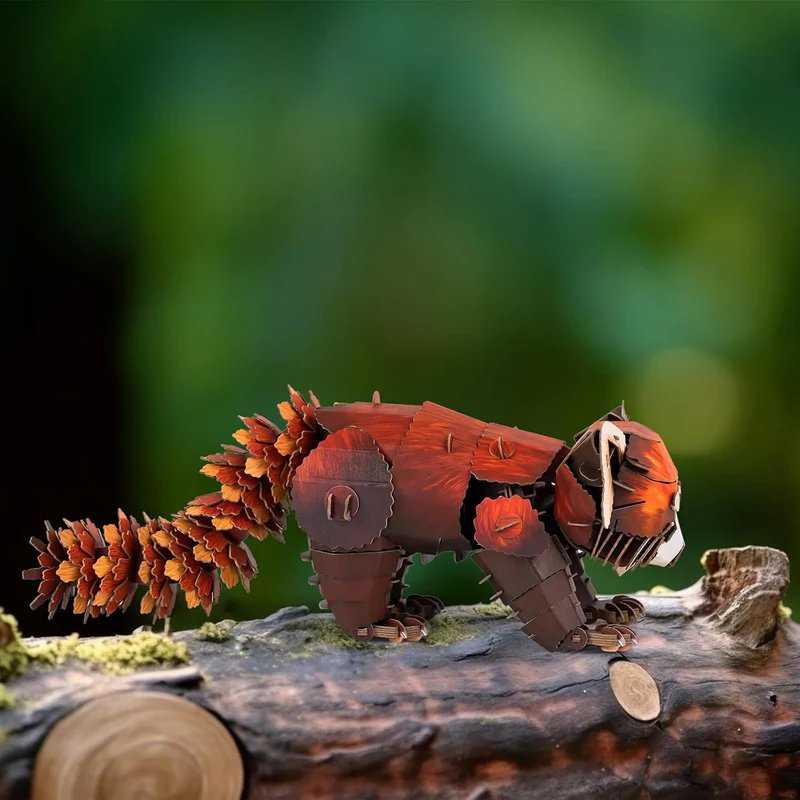 MAKEBUG 3D popierinė delionė Mažoji panda, MB-B-0013