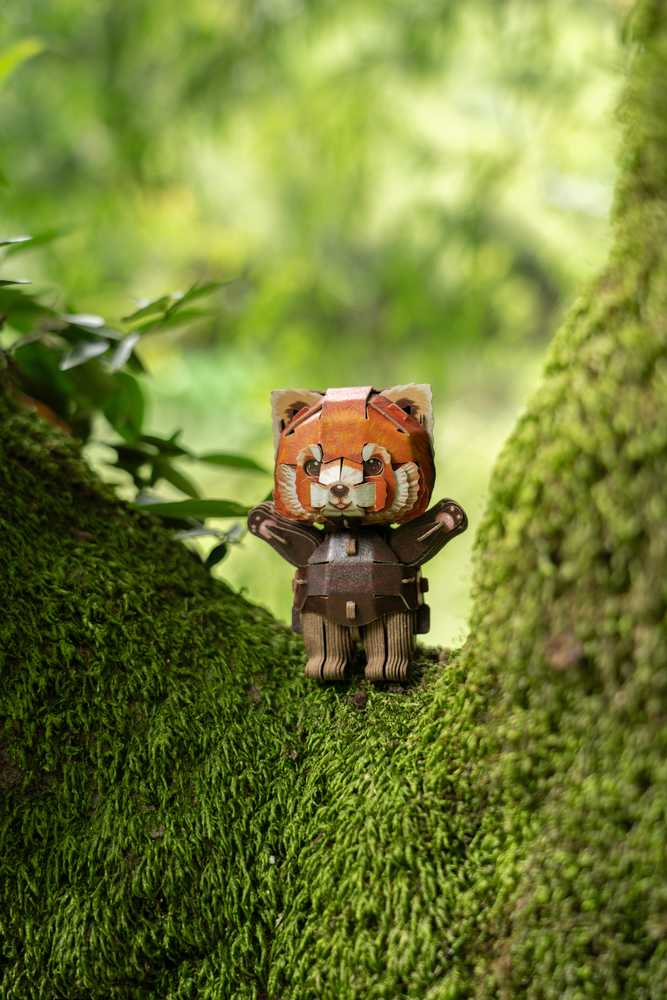 MAKEBUG 3D popierinė delionė Mažoji panda, MB-D-0040