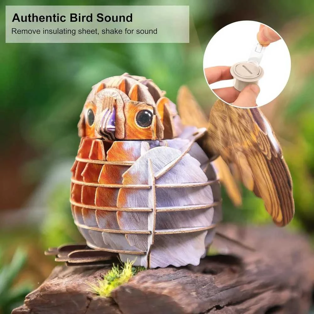 MAKEBUG 3D popierinė delionė Paprastoji liepsnelė, MB-D-0025