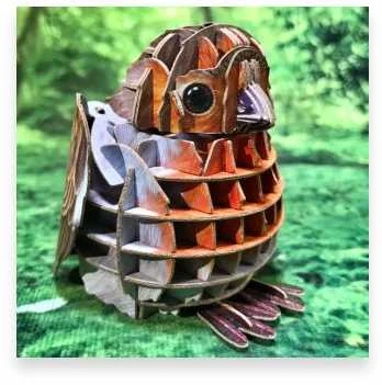 MAKEBUG 3D popierinė delionė Paprastoji liepsnelė, MB-D-0025