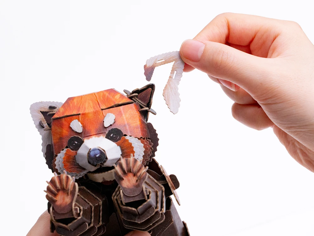 MAKEBUG 3D popierinė dėlionė Raudonoji Panda, MD-D-0060
