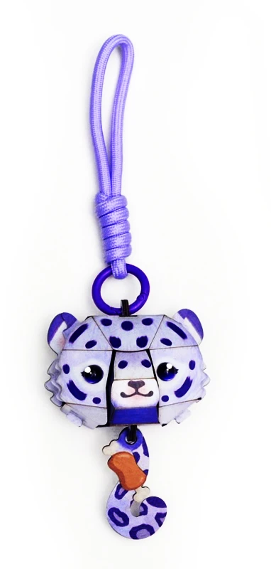 MAKEBUG 3D popierinė dėlionė Snieginis Leopardas, MD-D-0064