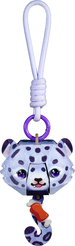 MAKEBUG 3D popierinė dėlionė Snieginis Leopardas, MD-D-0064