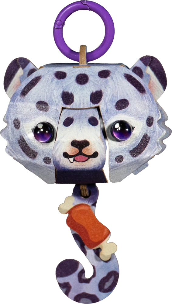 MAKEBUG 3D popierinė dėlionė Snieginis Leopardas, MD-D-0064