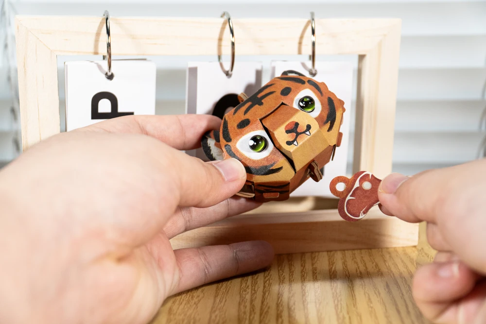 MAKEBUG 3D popierinė dėlionė Tigras, MB-D-0061