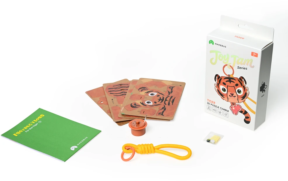 MAKEBUG 3D popierinė dėlionė Tigras, MB-D-0061