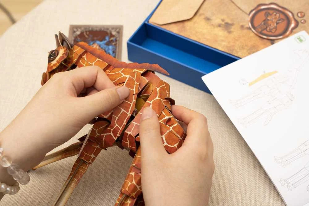 MAKEBUG 3D popierinė delionė Žirafa, MB-B-0011