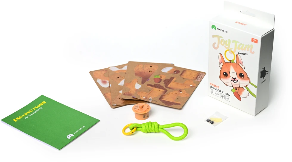 MAKEBUG 3D popierinė dėlionė Zuikis, MD-D-0062