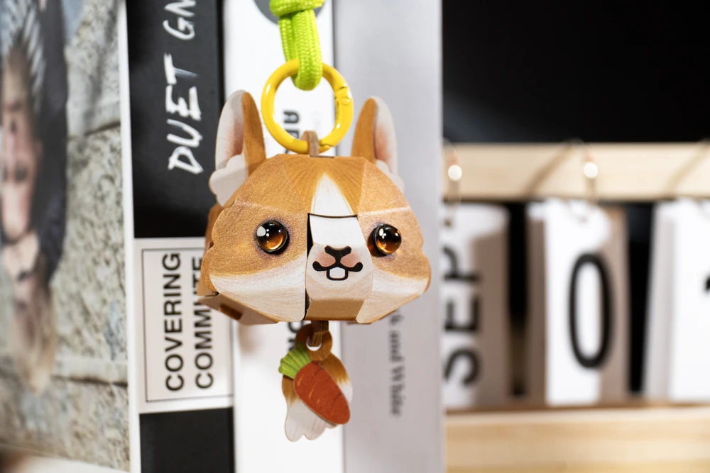 MAKEBUG 3D popierinė dėlionė Zuikis, MD-D-0062
