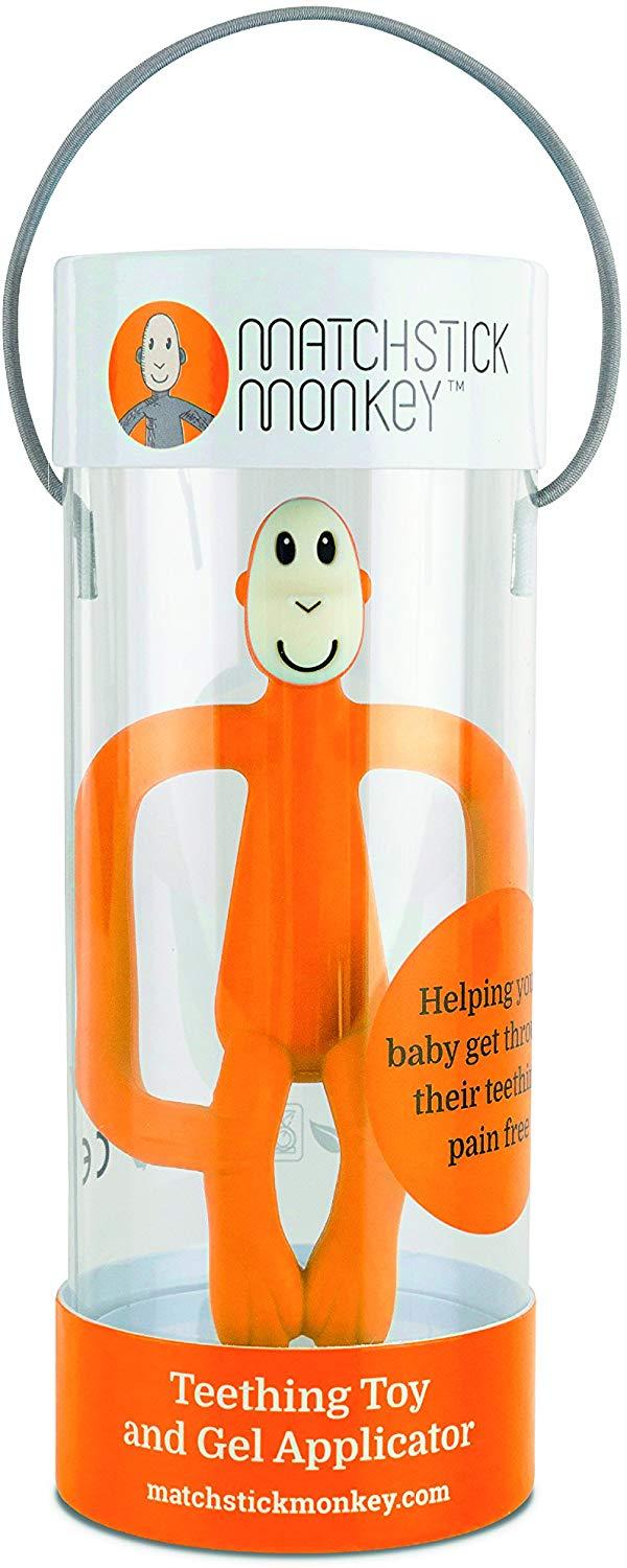 MATCHSTICK MONKEY kramtukas, oranžinis, 3 mėn+, MM-T-005