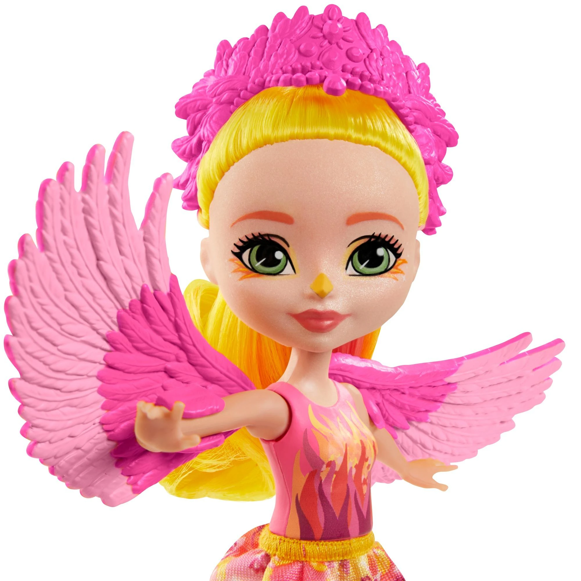 Enchantimals herojė feniksė Falonė su gyvūnėliu