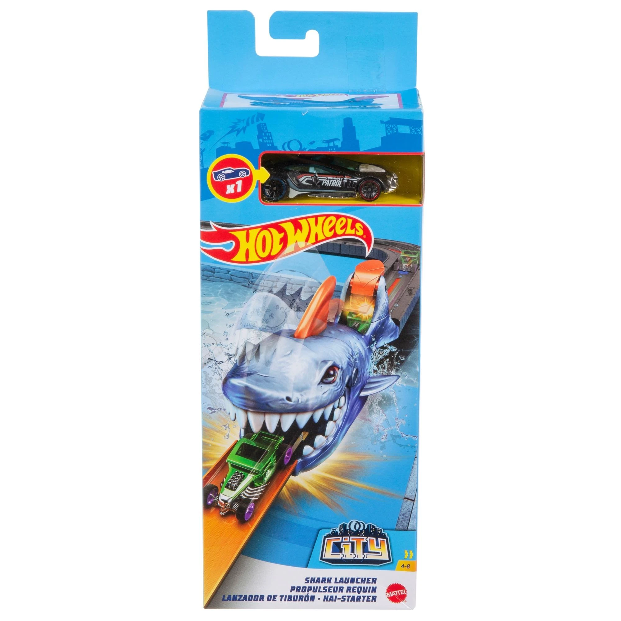 Mattel Hot Wheels miestas trasų paleidikliai