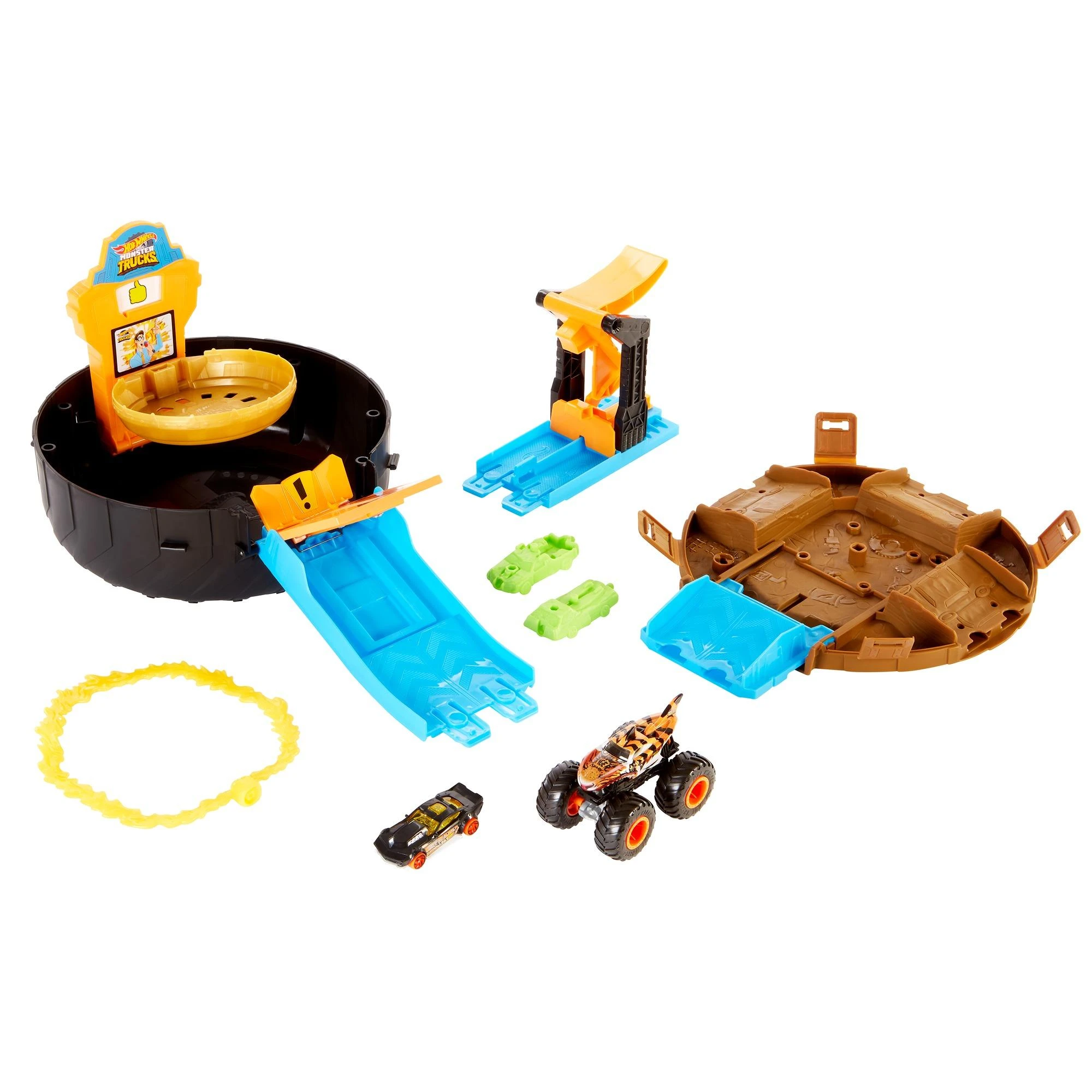 Mattel Hot Wheels triukų rinkinys „Padanga džipams“