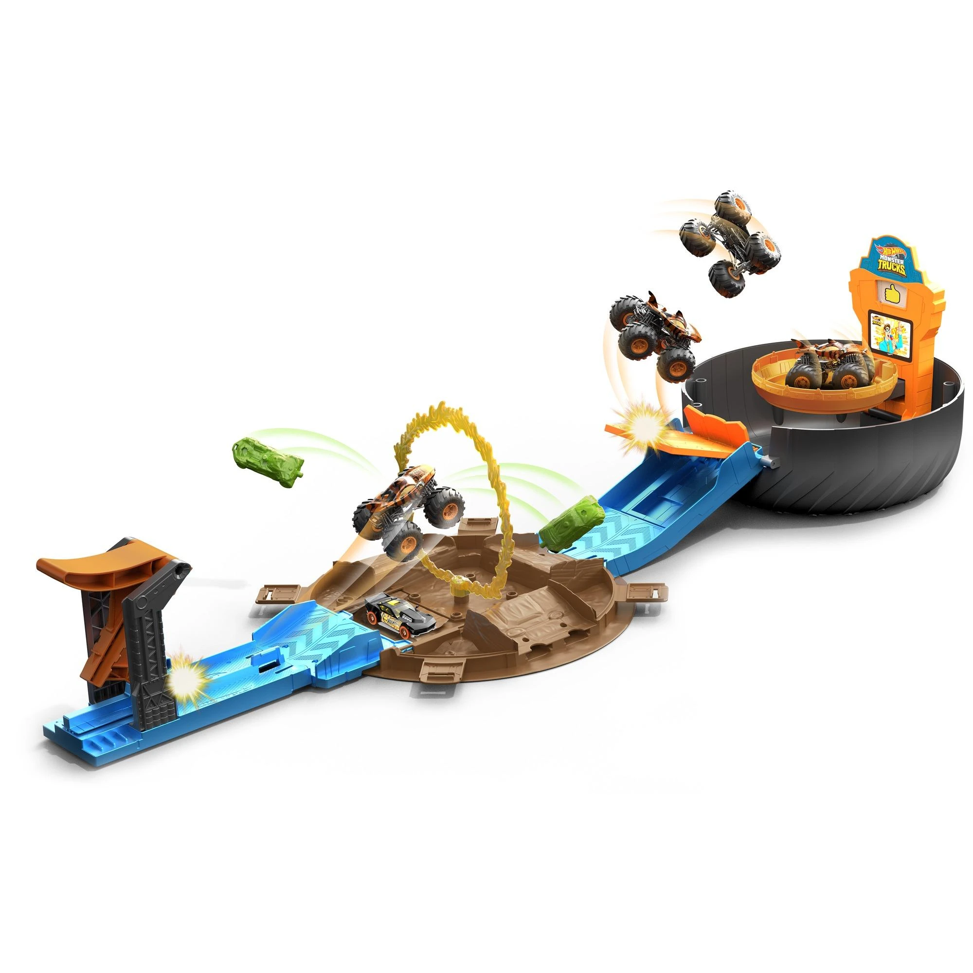 Mattel Hot Wheels triukų rinkinys „Padanga džipams“