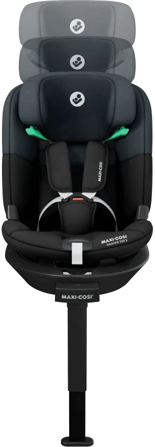 MAXI COSI automobilinė kėdutė EMERALD 360 S, 0-12 m., Tonal Juodas, 8620104110
