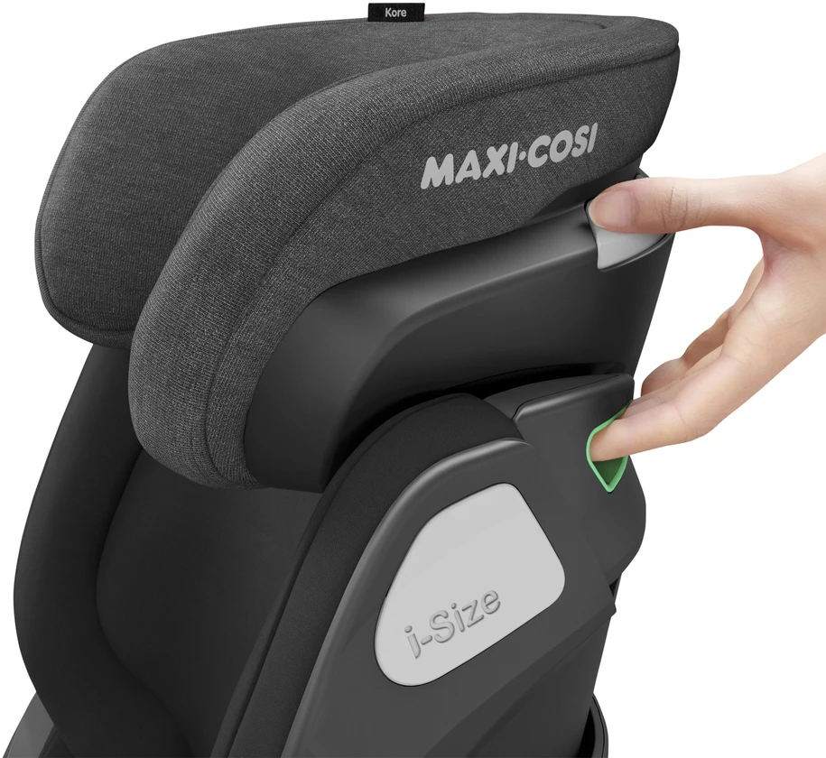 MAXI COSI automobilinė kėdutė KORE ISOFIX I-SIZE, authentic juodas, 8740671110