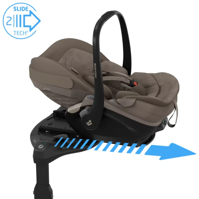 MAXI COSI automobilinė kėdutė-nešynė PEBBLE SLIDE PRO, Oak Truffle, 40-87 cm., 8442099110