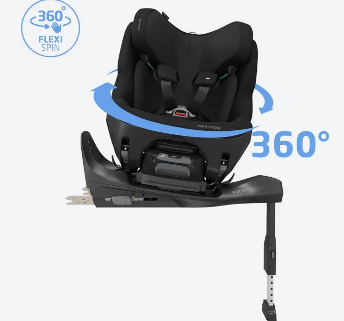 MAXI COSI automobilinė kėdutė PEARL XL SLIDE PRO, Authentic Juodas, 61-150 cm., 8623251110