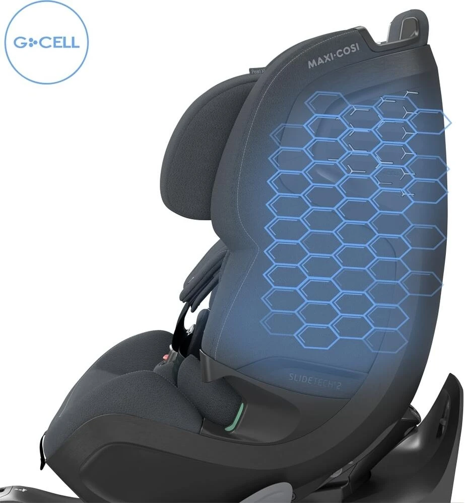 MAXI COSI automobilinė kėdutė PEARL XL SLIDE PRO, Authentic Graphite, 61-150 cm., 8623251110
