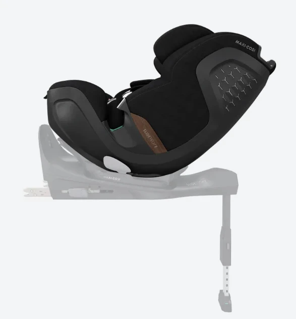 Maxi Cosi Pearl XL juoda kėdutė su SlideTech pagrindu