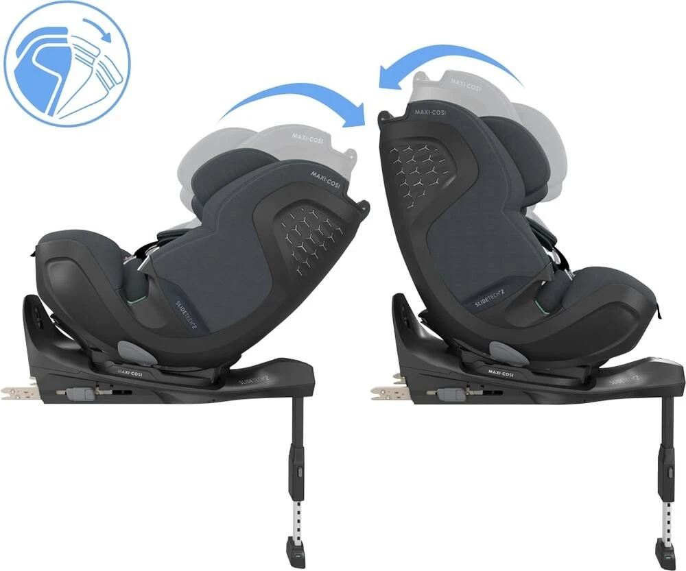 MAXI COSI automobilinė kėdutė PEARL XL SLIDE PRO, Authentic Graphite, 61-150 cm., 8623251110