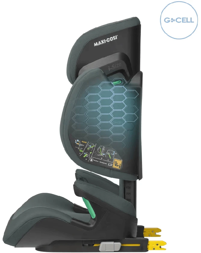 MAXI COSI automobilinė kėdutė RodiFix R i-Size, Authentic Graphite, 8760550110