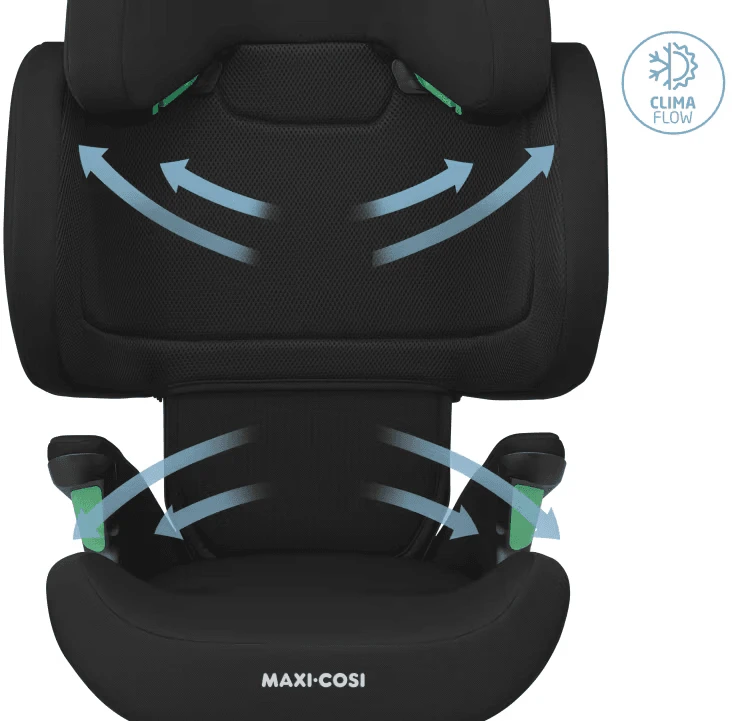 MAXI COSI automobilinė kėdutė RodiFix R i-Size, Authentic Juodas, 8760671110