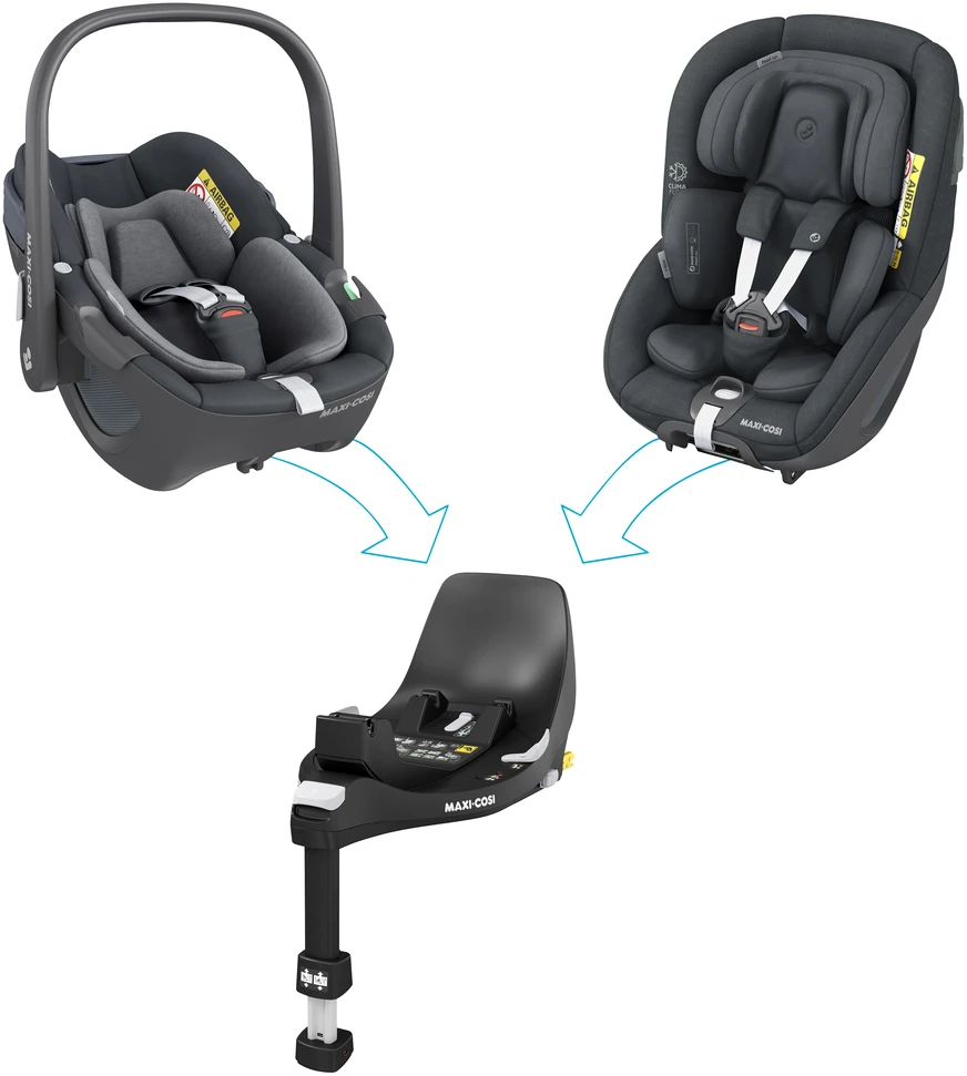 MAXI COSI FamilyFix 360 bazė automobilinei kėdutei Juodas, 8043010110
