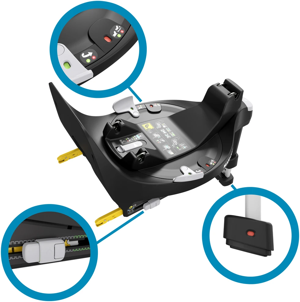 MAXI COSI FamilyFix 360 bazė automobilinei kėdutei Juodas, 8043010110