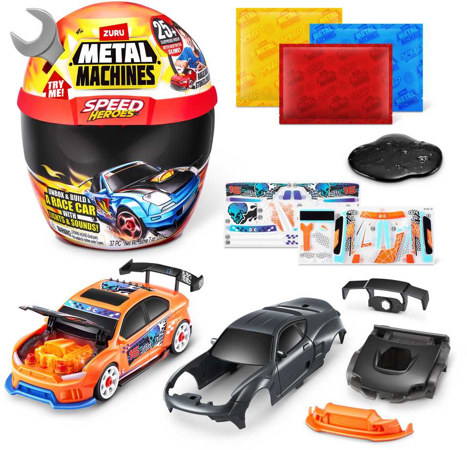 Metalmash METAL MACHINES surenkamas automodelis, asort., 67125