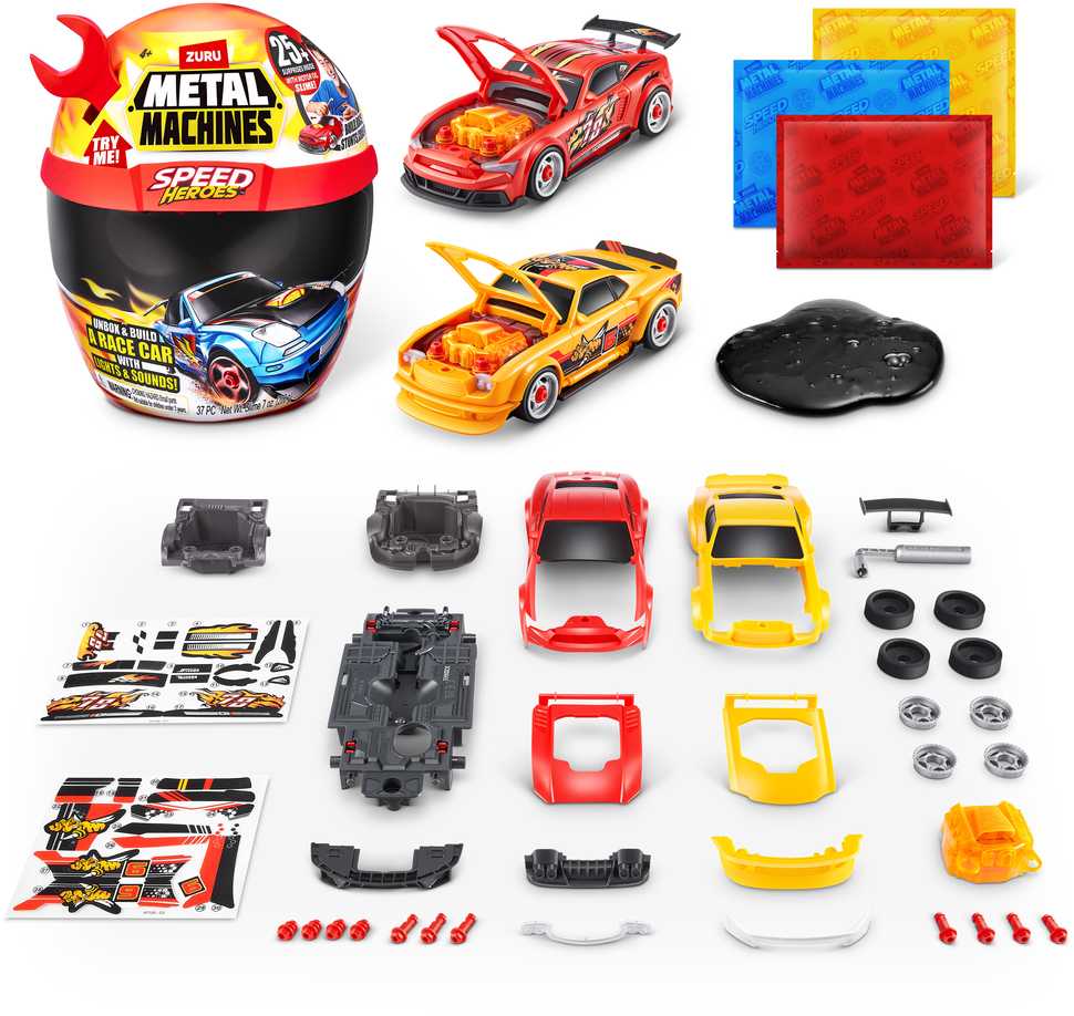 Metalmash METAL MACHINES surenkamas automodelis, asort., 67125