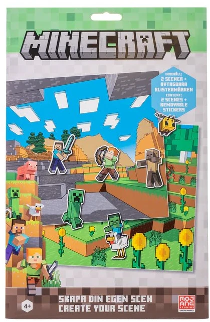 MINECRAFT lipdukų rinkinys Create your Scene, 166500310