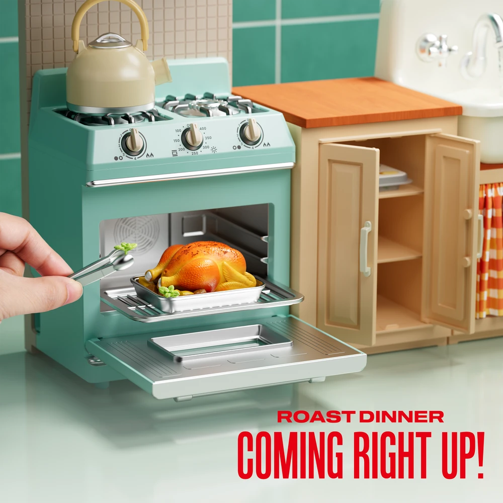 MINIBRANDS MINI BRANDS miniatiūrų rinkinys Magic Cook Kitchen, 77858