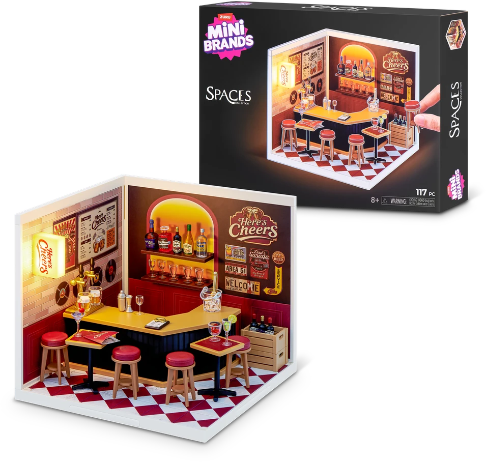 MINIBRANDS MINI BRANDS miniatiūrų rinkinys Spaces Mixed, 77860