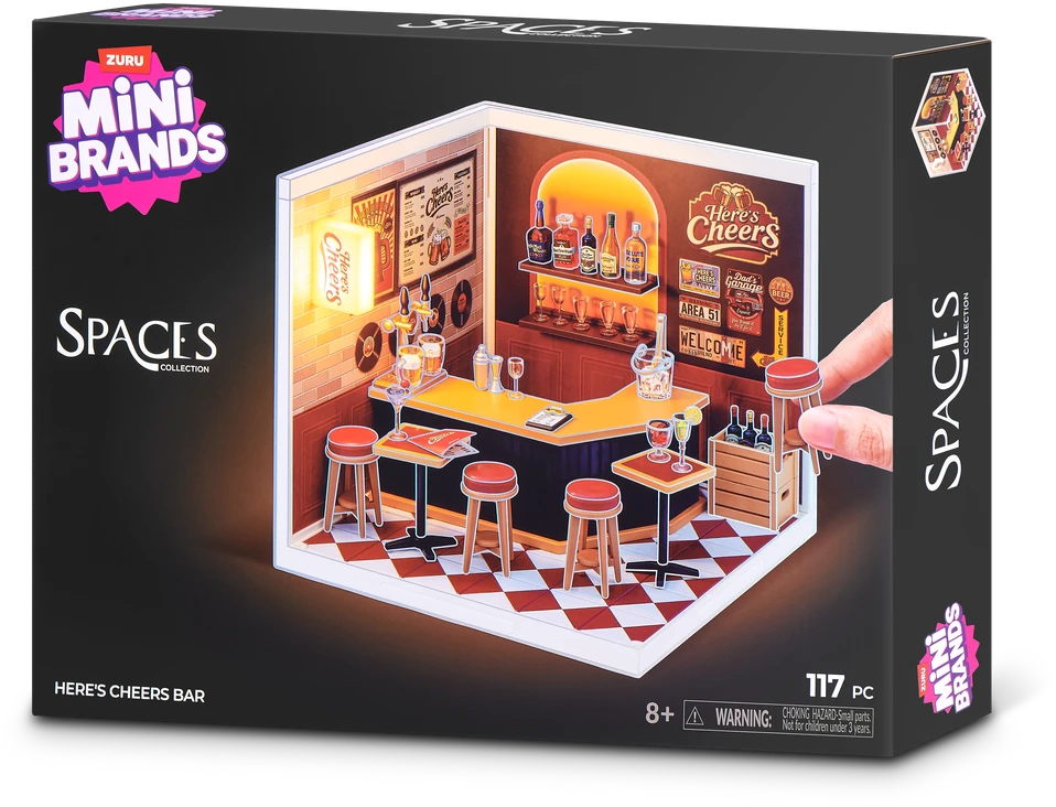 MINIBRANDS MINI BRANDS miniatiūrų rinkinys Spaces Mixed, 77860