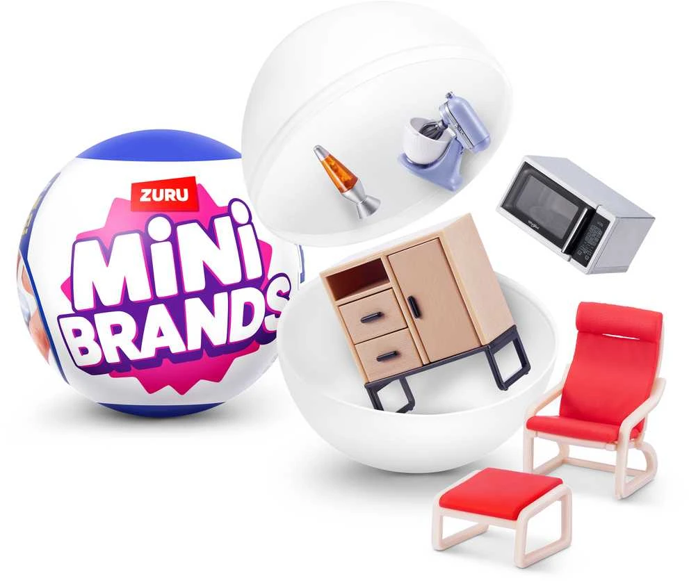 MINI BRANDS miniatiūrų rinkinys Home, 1 serija, 77555 aprašymas - Prekės nuotrauka