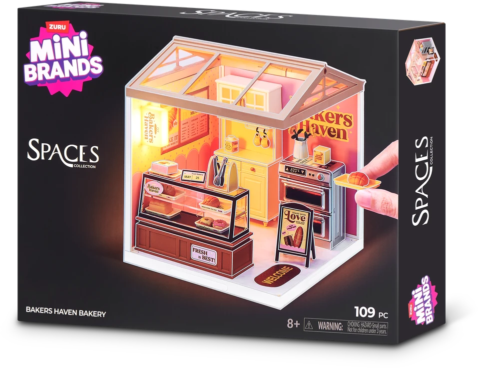MINIBRANDS MINI BRANDS miniatiūrų rinkinys Spaces Mixed, 77860