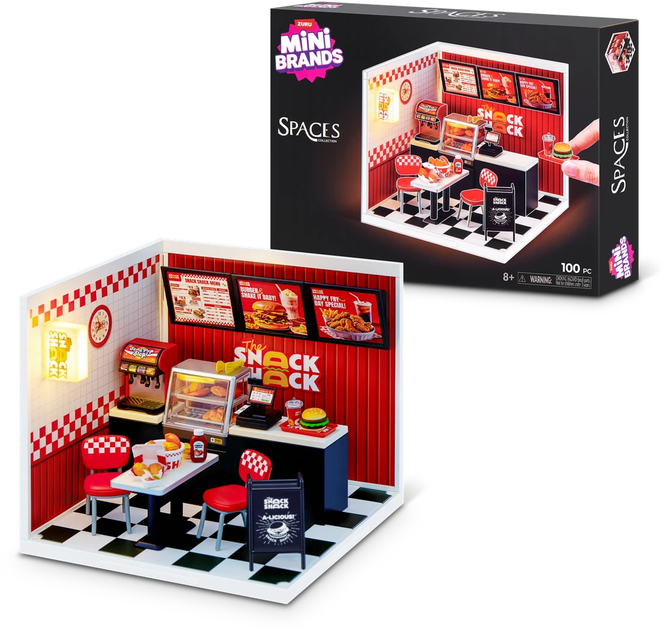 MINIBRANDS MINI BRANDS miniatiūrų rinkinys Spaces Mixed, 77860