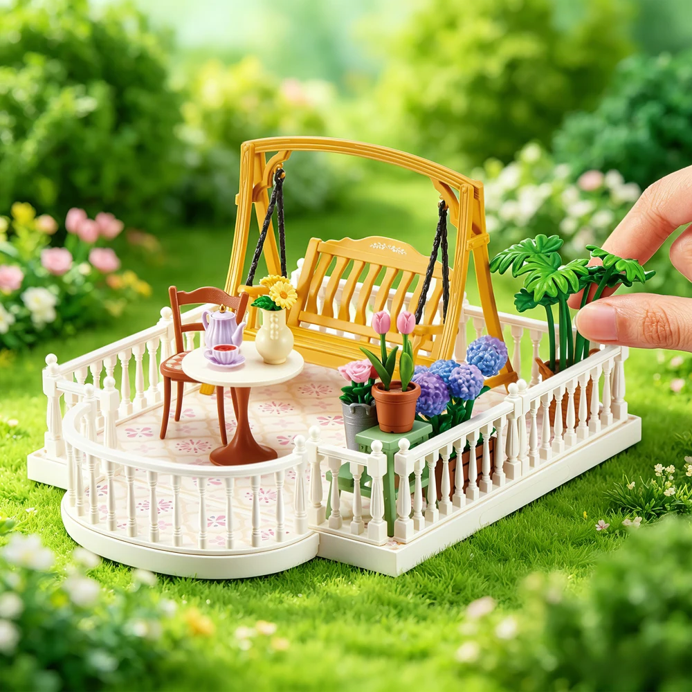 MINIBRANDS MINI BRANDS miniatiūrų rinkinys Garden-Roof, 77866