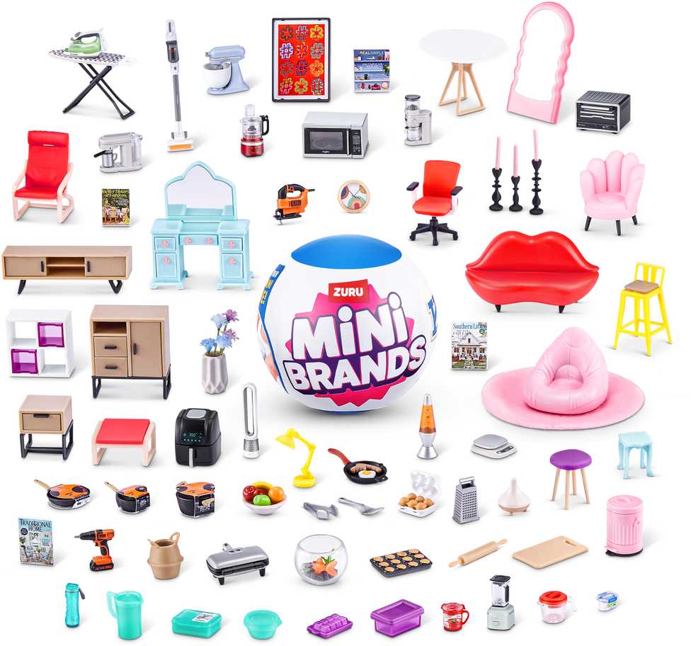 MINI BRANDS miniatiūrų rinkinys Home, 1 serija, 77555 aprašymas - Prekės nuotrauka