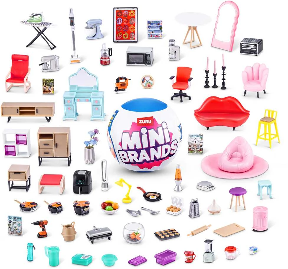 MINI BRANDS miniatiūrų rinkinys Home, 1 serija, 77555 aprašymas - Prekės nuotrauka