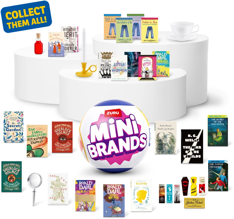MINIBRANDS MINI BRANDS miniatiūrų rinkinys Book, 77686GQ1