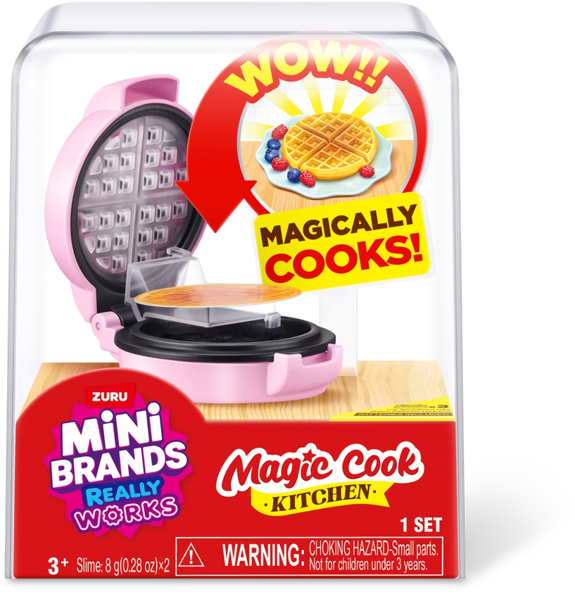 MINIBRANDS MINI BRANDS miniatiūrų rinkinys Magic Cook Kitchen, 1 serija, asort., 77789UQ1