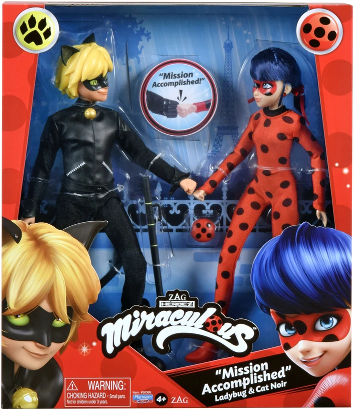 MIRACULOUS Ladybug ir Cat Noir lėlių rinkinys, 503651
