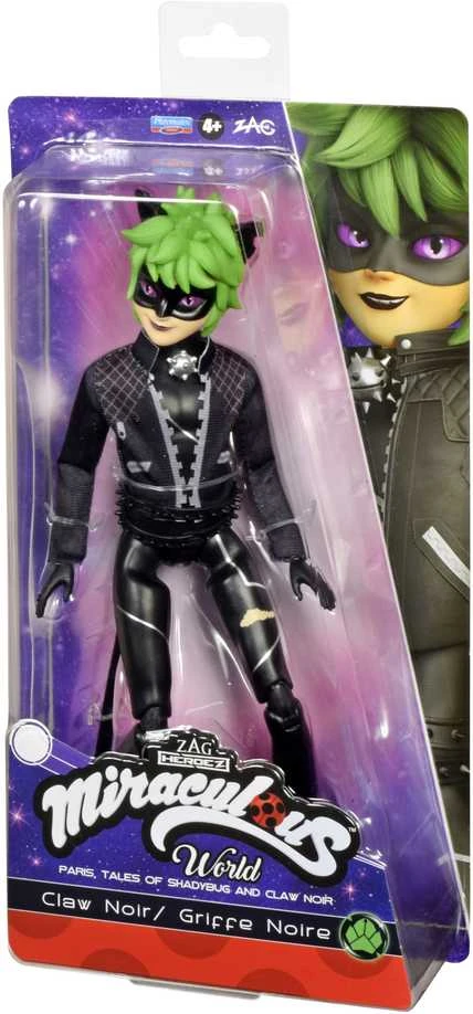 MIRACULOUS lėlė Claw Noir (TV Special - Miraculous Tales of Shadybug and Claw Noir), 50157
