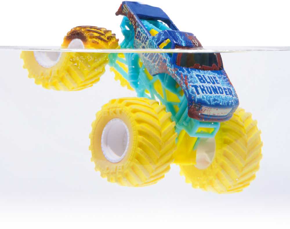 MONSTER JAM 1:64 spalvą keičiantis visureigis Mud Blasters, asort., 6072638