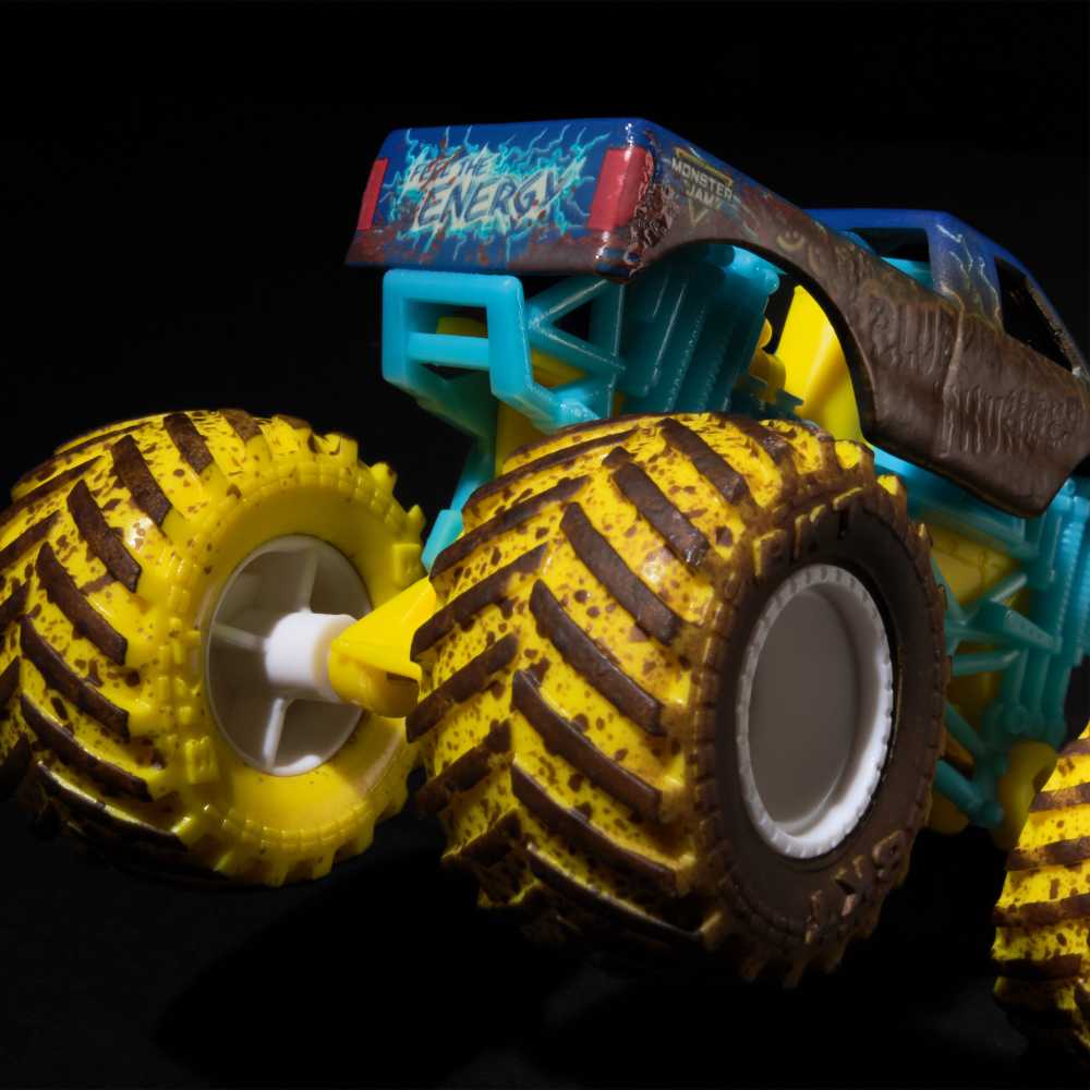 MONSTER JAM 1:64 spalvą keičiantis visureigis Mud Blasters, asort., 6072638