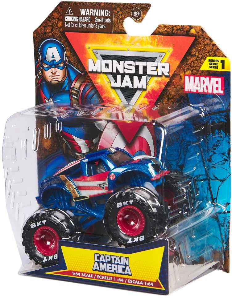 „Monster Jam“ 1:64 „Marvel“ liejimas