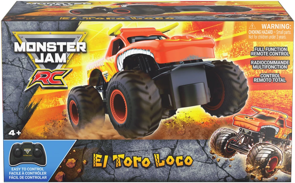 MONSTER JAM RC 1:24 visureigis El Toro Loco, 6076631