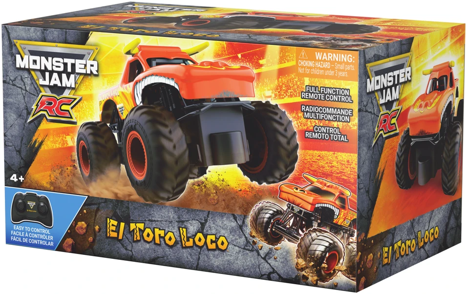 MONSTER JAM RC 1:24 visureigis El Toro Loco, 6076631